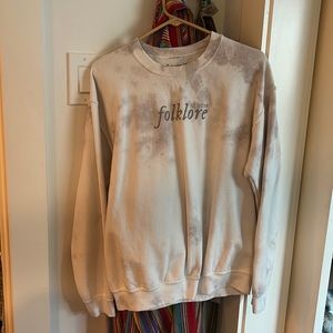 Taylor, Swift, folklore sweatshirt, size medium
